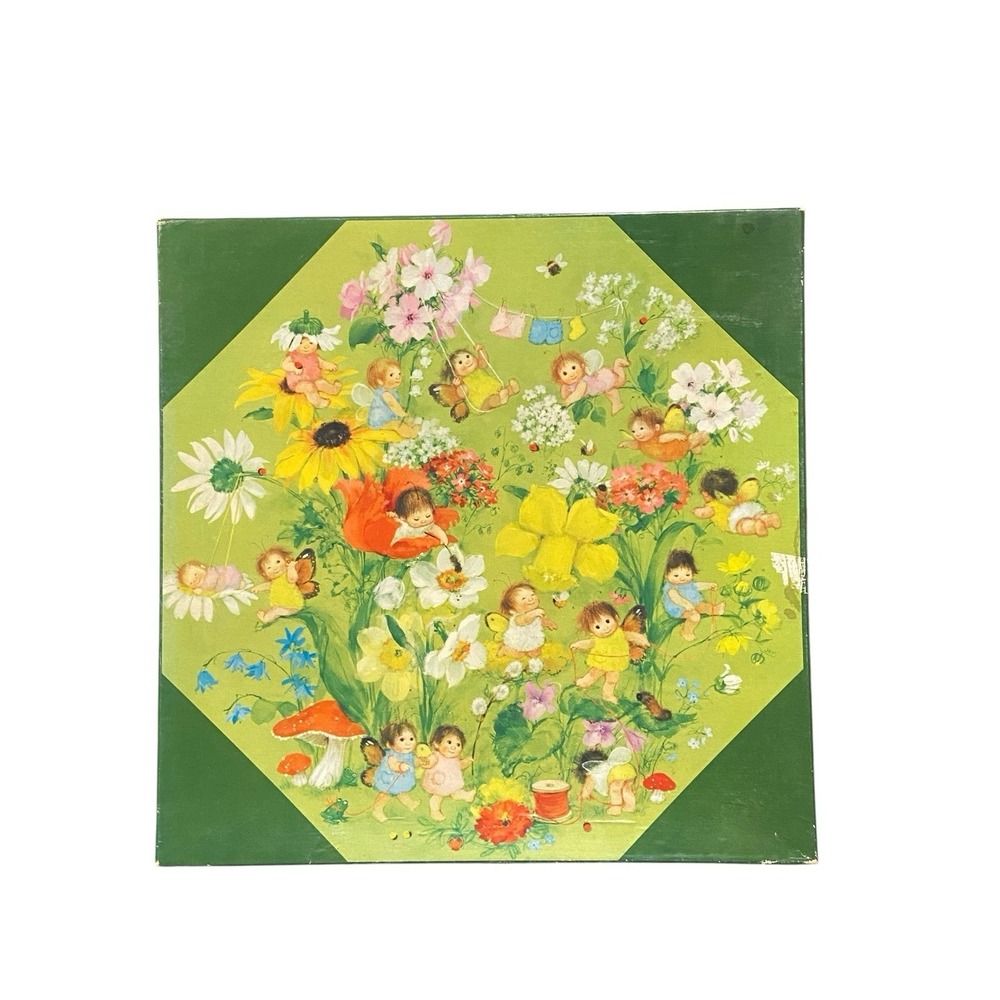 Vintage 1975 Springbok Hallmark Jigsaw Puzzle Flutterby Fancy Octagonal COMPLETE